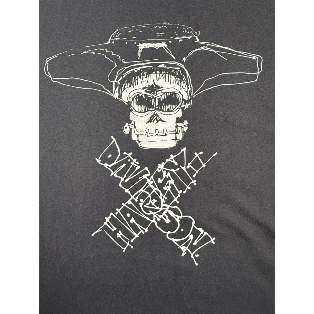 Harley Davidson Willie G Skull Graphic Shirt Men L Black Biker Motorcycle USA